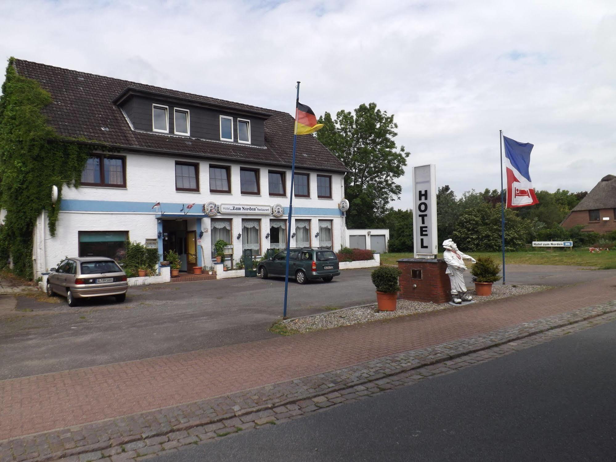 Landgasthof "Hotel Zum Norden" Jagel Exterior foto